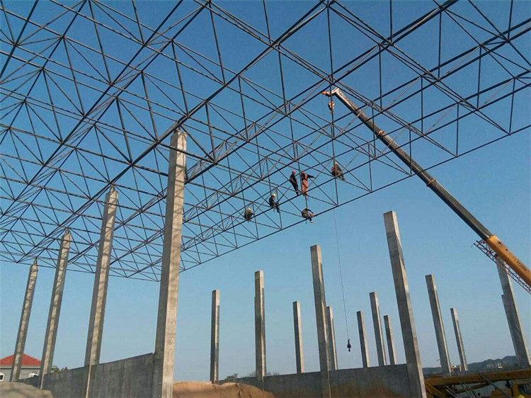 利川加气站钢结构网架案例10